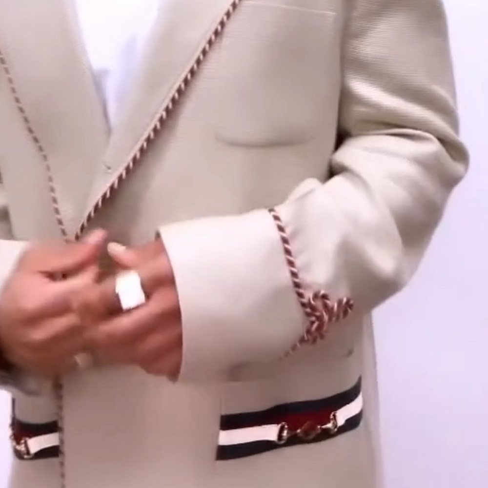 COPY - GUCCI Khaki Linen Blazer